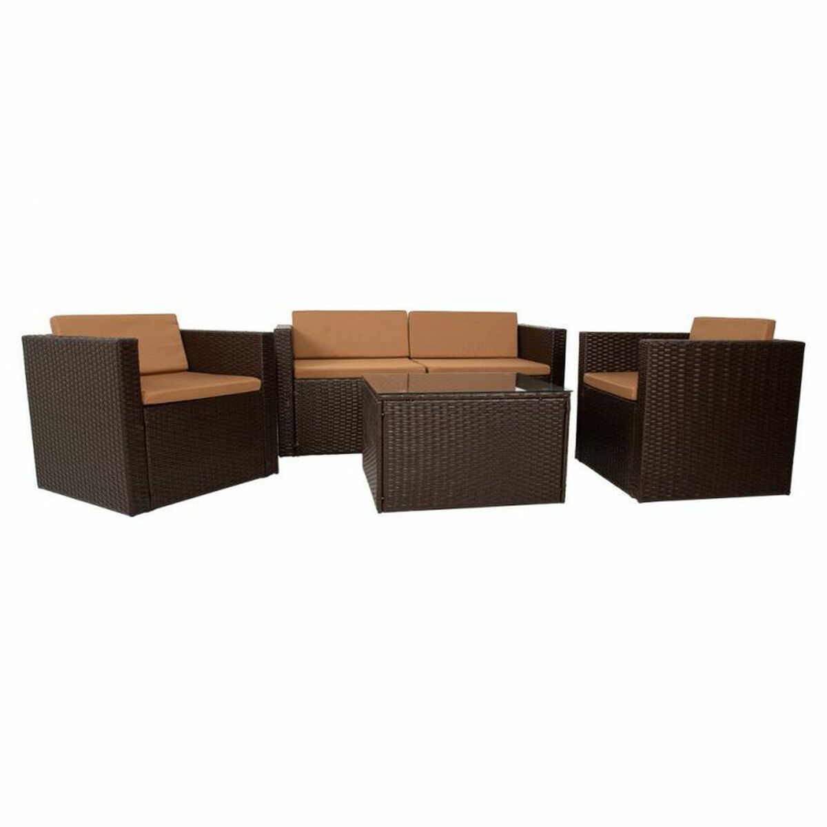 Gartenmöbel Alexandra House Living Braun 65 x 45 x 75 cm 4 Stücke